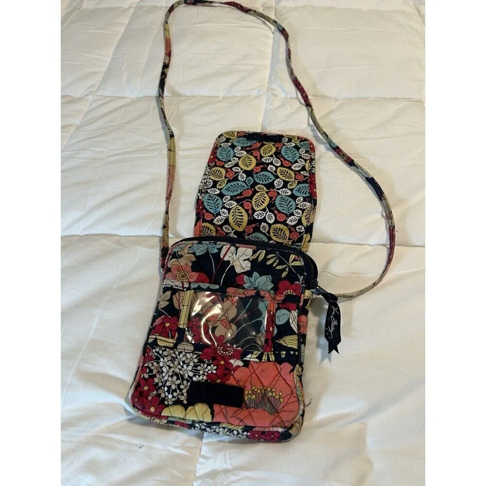 (Vintage) Vera Bradley Small Shoulder Crossbody Bag Floral Quilted